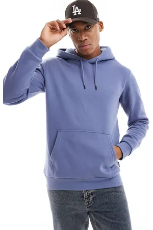 Only & Sons Oversized hoodie in washed blue