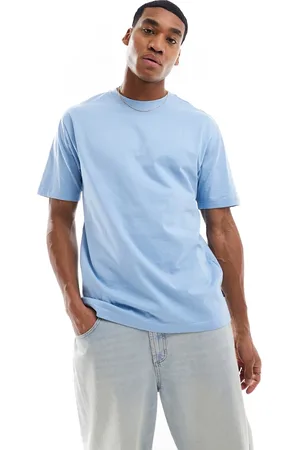 Only & Sons Relaxed t-shirt in light blue-Green