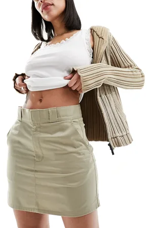 Dickies Mini work skirt in beige tan-Neutral