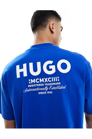 Hugo Blue Oversized t-shirt in blue