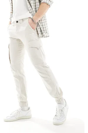 JACK & JONES Slim fit cargo pants in beige-Neutral