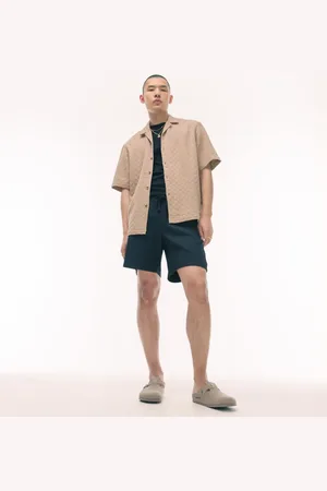 Topman Plisse shorts in
