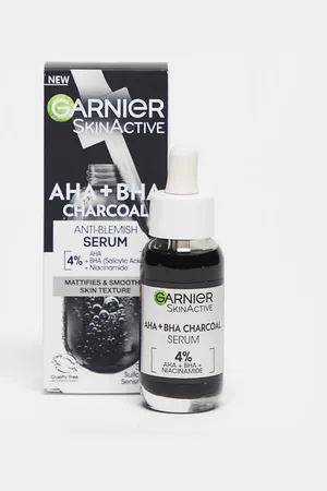 Garnier Skinactive 4% AHA + BHA & Niacinamide Charcoal Serum 30ml