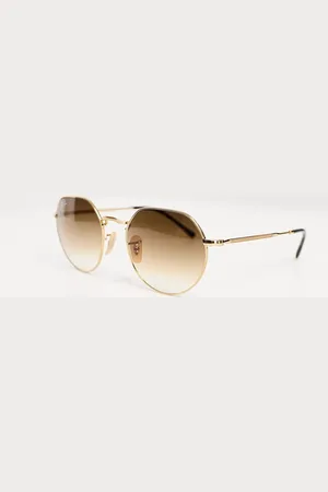 Ray-Ban Jack round hex sunglasses in and brown