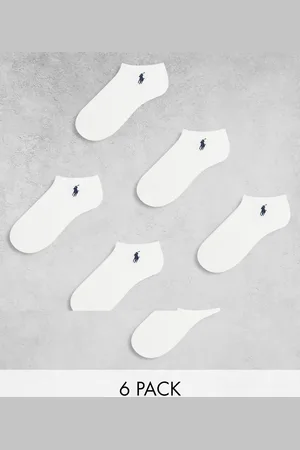 Ralph Lauren 6 pack sneaker socks in