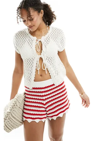 Lindex Cecilia crochet cardigan in -Neutral