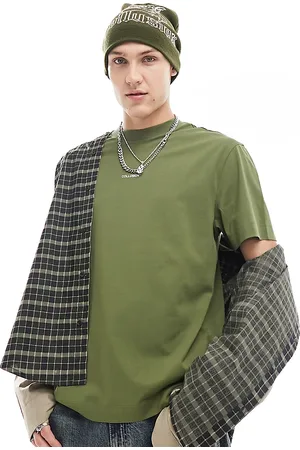 COLLUSION Relaxed fit t-shirt with logo in green