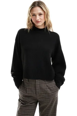Monki Knitted turtleneck sweater in