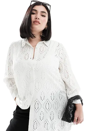 Yours Broderie shirt in
