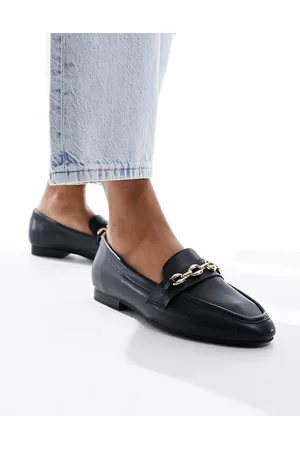 ASOS Macaroon chain loafers in
