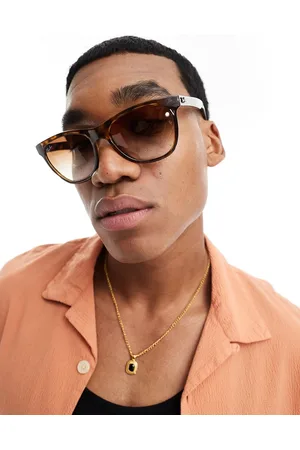 Ray-Ban Round sunglasses in tortoiseshell with gradient lens