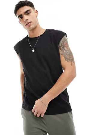 Brave Soul Raw edge singlet in
