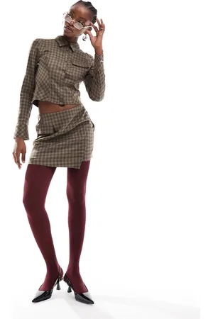 COLLUSION Wrap mini skirt in (part of a set)