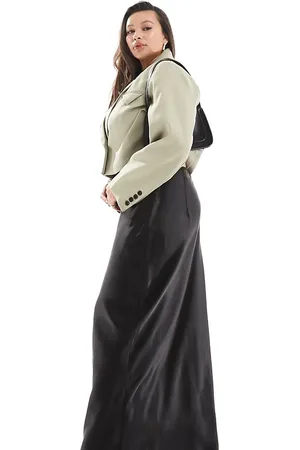 4th & Reckless Exclusive maxi satin skirt in