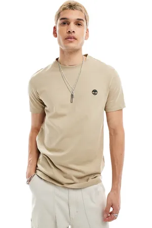Timberland Dunstan small logo t-shirt in -White