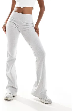 Stradivarius Deep waistband sculpt flares in