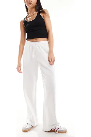 Pull&Bear Wide leg trackies in -Neutral