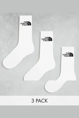 The North Face Simple Dome 3 pack logo socks in