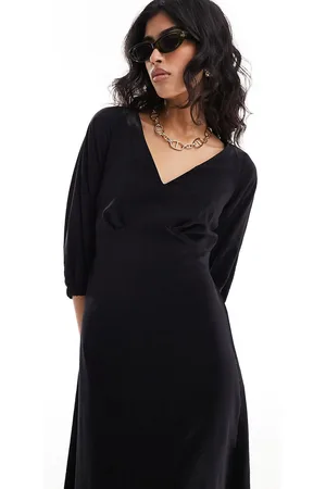 Closet Open back midi dress in