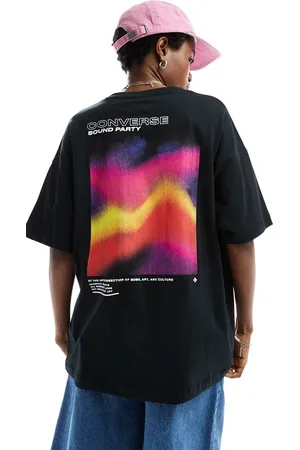 Converse Colourful sound waves tee in