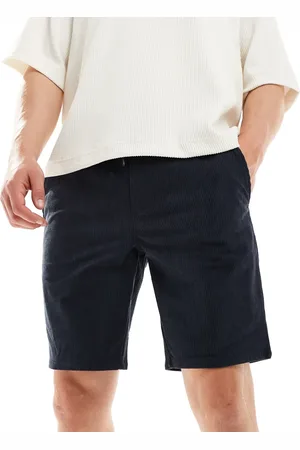 Only & Sons Cord shorts in navy