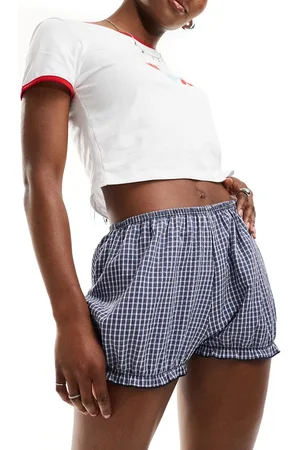 COLLUSION Puffball micro shorts in