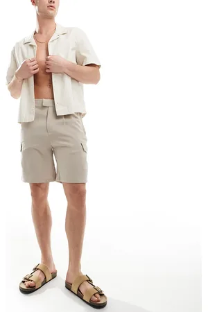 The Couture Club Smart cargo shorts in -Neutral