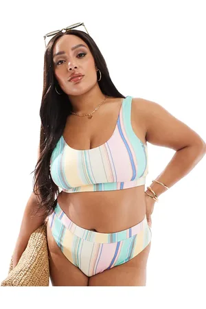 Pieces® Pieces Curve bralet bikini top in (part of a set)