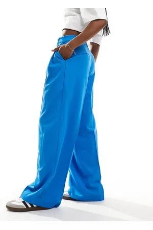 Monki High waist tailored pants in