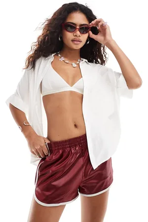 Monki Oversized boxy blouse in