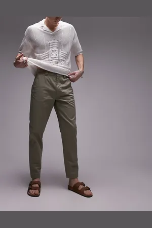 Topman Taper pants in -Green