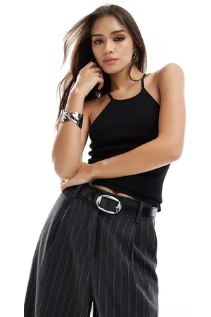 & OTHER STORIES Knitted top with strappy back detail in