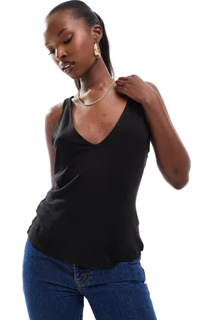 NA-KD X Laura Jane Stone sheer u-neck singlet in
