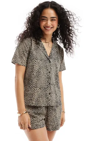 JDY Textured shirt in print (part of a set)-Neutral