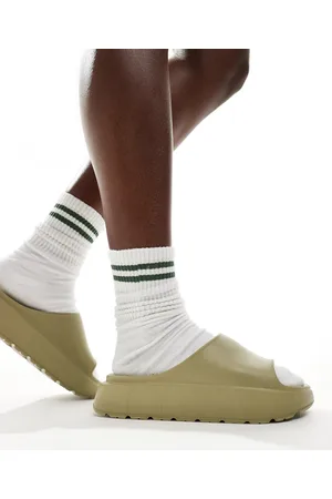 Schuh Tatia slides in -Green