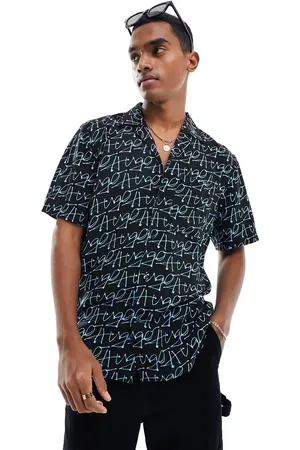 HUGO BOSS Ellino shirt in black print