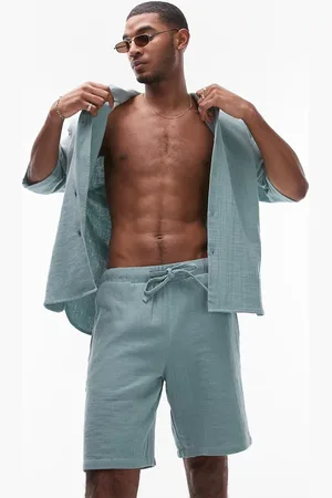 Topman Washed shorts in (part of a set)-Green