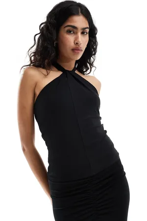 SELECTED Femme jersey halterneck top in (part of a set)