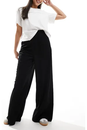 VERO MODA Super wide leg jersey crepe pants in