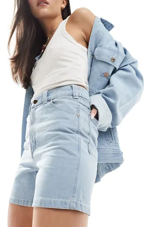 Dickies Denim shorts in vintage blue
