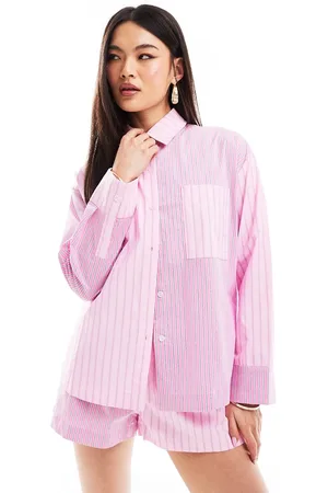 The Couture Club Spliced stripe shirt in (part of a set)