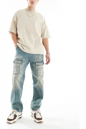 Good For Nothing Utility detail jeans in antique wash