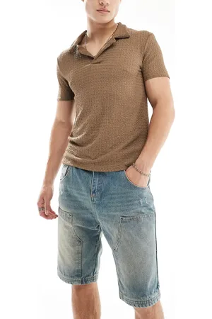 Good For Nothing Carpenter denim shorts in antique wash