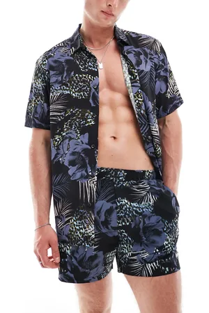 River Island Botanical shirt in (part of a set)