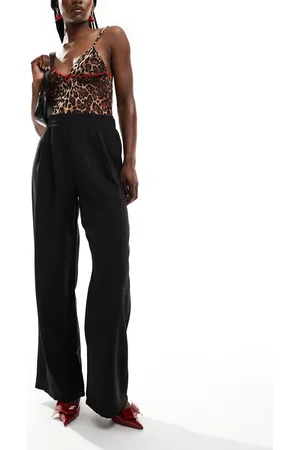 New Look Wide leg pull on pants in