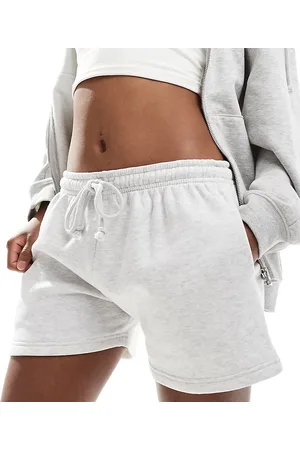 Missyempire Missy Empire exclusive sweat shorts in grey marl (part of a set)