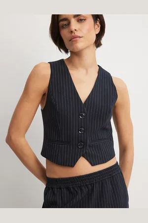 NA-KD Waistcoat in stripe