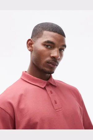 Topman Oversized fit polo in washed