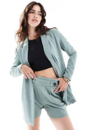 JDY Relaxed blazer in (part of a set)-Blue