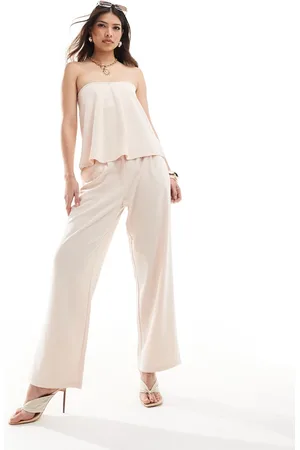 JDY Wide leg pants in dusky (part of a set)